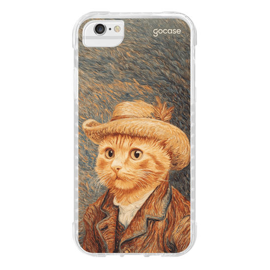 Capinha para celular  Van Gogh Cat