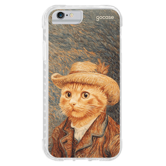 Capinha para celular  Van Gogh Cat