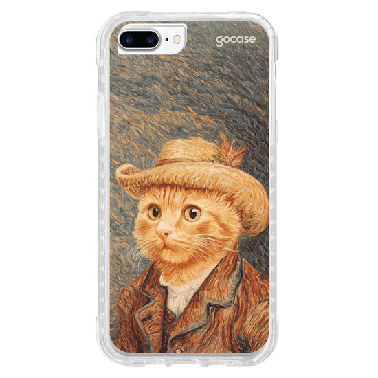 Capinha para celular  Van Gogh Cat