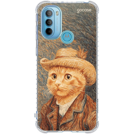 Capinha para celular  Van Gogh Cat