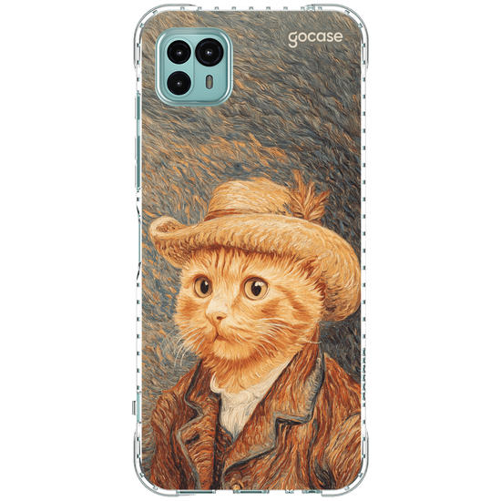 Capinha para celular  Van Gogh Cat