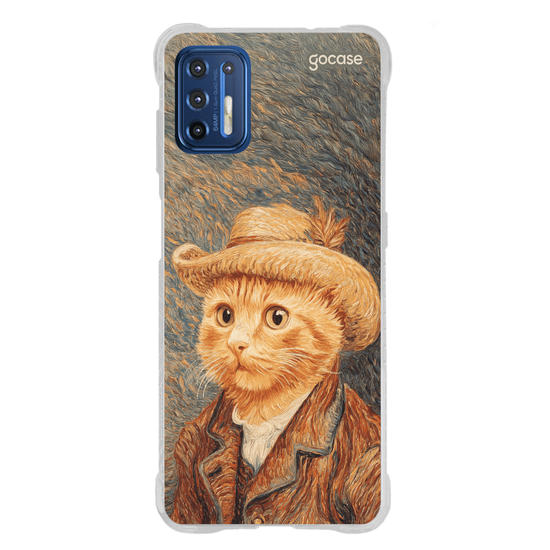 Capinha para celular  Van Gogh Cat