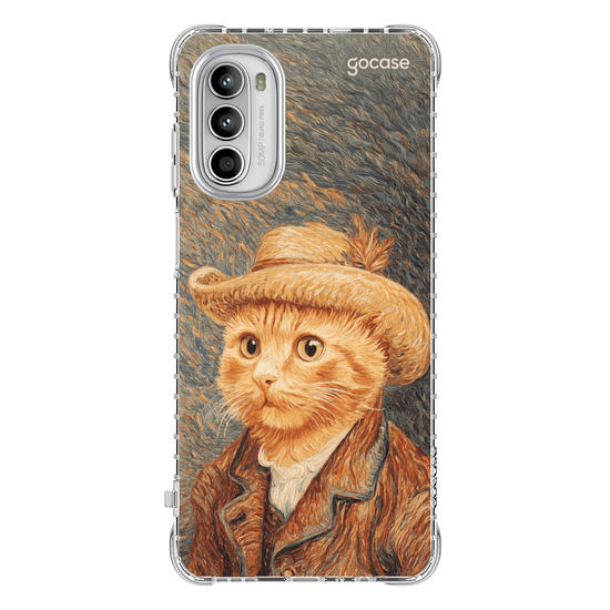 Capinha para celular  Van Gogh Cat