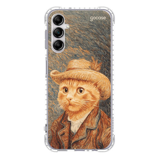 Capinha para celular  Van Gogh Cat