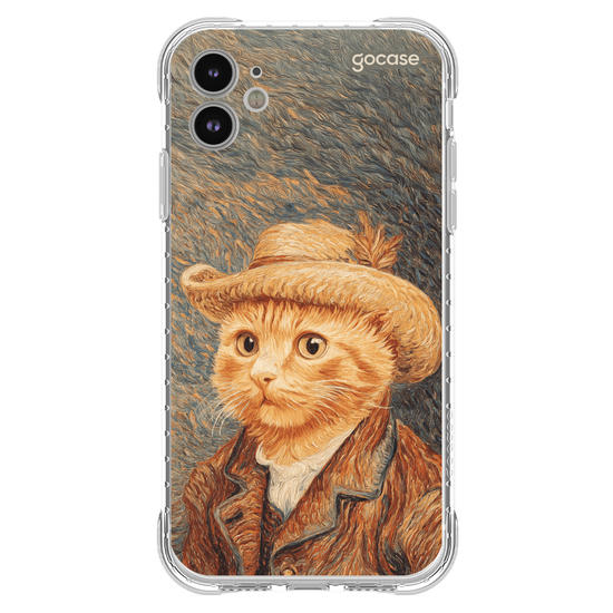 Capinha para celular  Van Gogh Cat