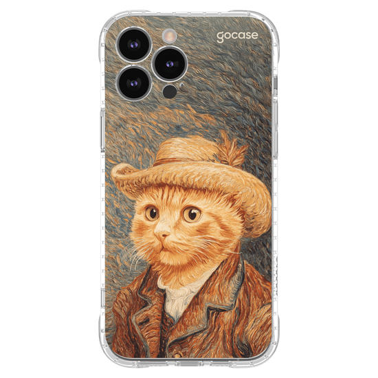 Capinha para celular  Van Gogh Cat