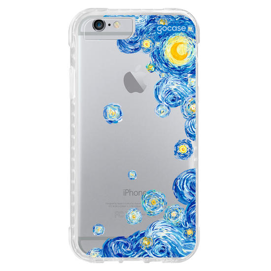 Capinha para celular  Van Gogh - Noite Estrelada Lateral
