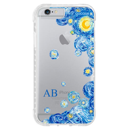 Capinha para celular  Van Gogh - Noite Estrelada Lateral Capinha para celular  Van Gogh - Noite Estrelada Lateral