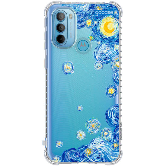 Capinha para celular  Van Gogh - Noite Estrelada Lateral