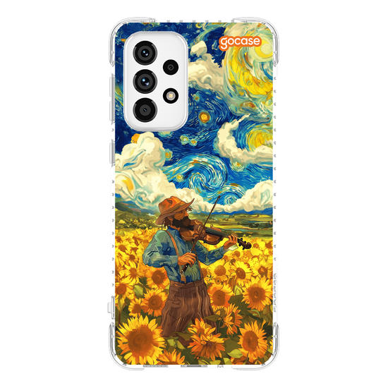Capinha Para Celular -  Van Gogh - Girassois