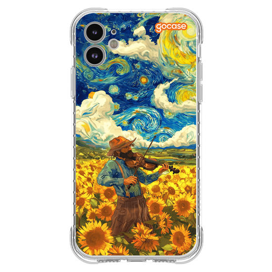 Capinha Para Celular -  Van Gogh - Girassois