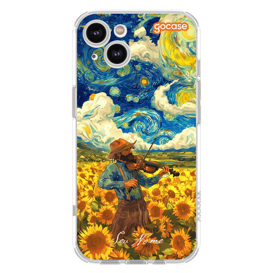 Capinha Para Celular -  Van Gogh - Girassois