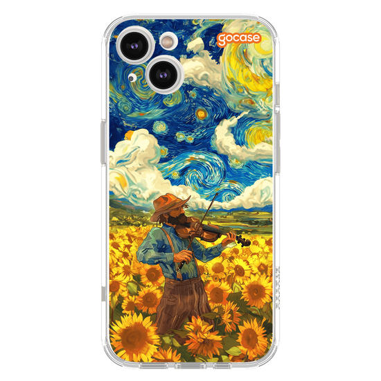Capinha Para Celular -  Van Gogh - Girassois