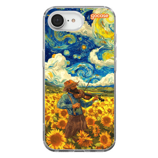 Capinha Para Celular -  Van Gogh - Girassois