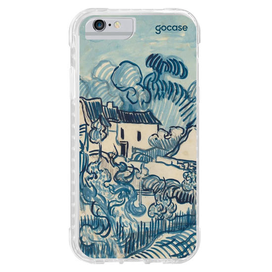 Capinha para celular Van Gogh - Landscape with Houses Capinha para celular Van Gogh - Landscape with Houses