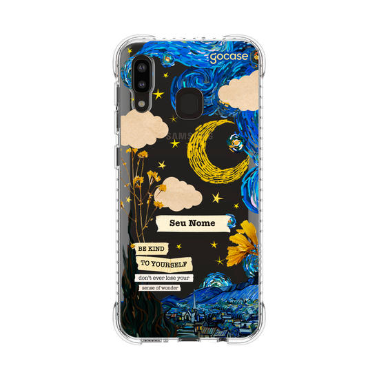 Capinha para celular Vincent Van Gogh - Colagem Noite Estrelada
