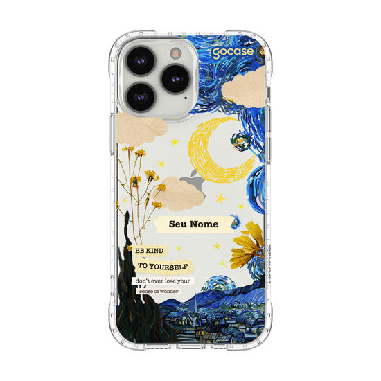 Capinha para celular Vincent Van Gogh - Colagem Noite Estrelada