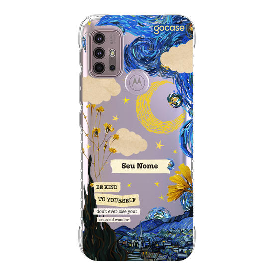 Capinha para celular Vincent Van Gogh - Colagem Noite Estrelada