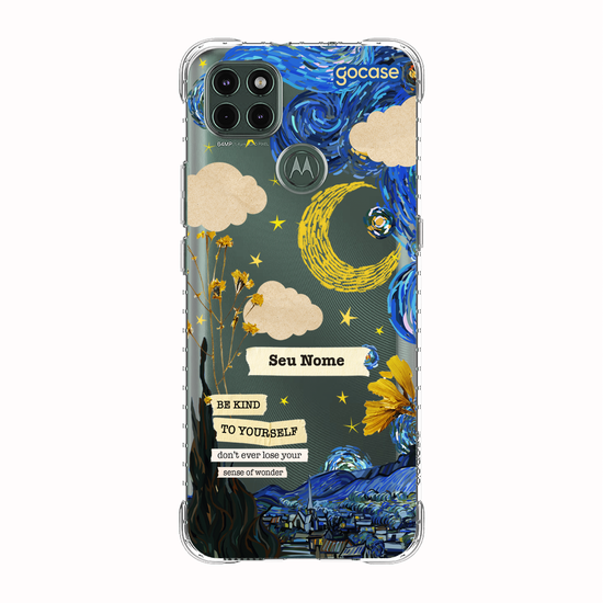 Capinha para celular Vincent Van Gogh - Colagem Noite Estrelada
