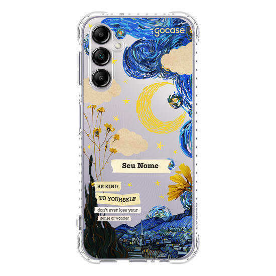 Capinha para celular Vincent Van Gogh - Colagem Noite Estrelada