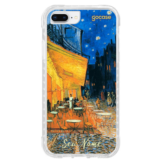 Capinha para celular Vincent Van Gogh - Terraço do Café na Praça do Fórum