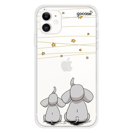 Elephants and the Stars Handwritten Phone Case