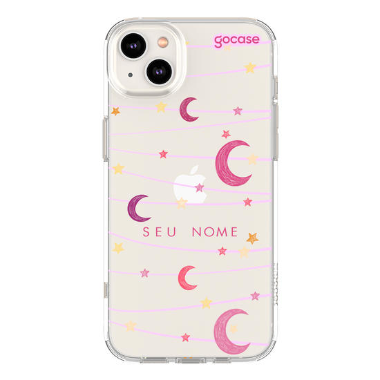 Capinha para celular Varal de Lua e Estrelas