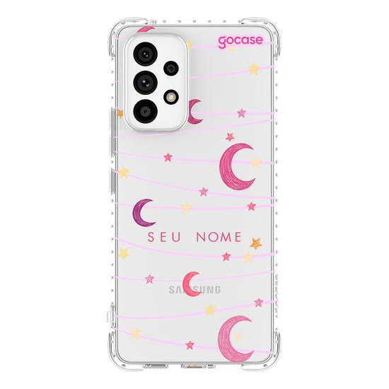 Capinha para celular Varal de Lua e Estrelas
