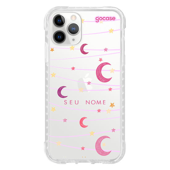 Capinha para celular Varal de Lua e Estrelas