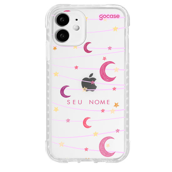 Capinha para celular Varal de Lua e Estrelas