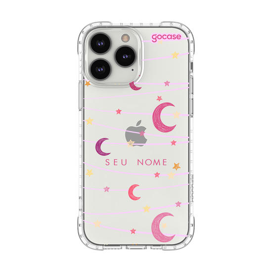 Capinha para celular Varal de Lua e Estrelas