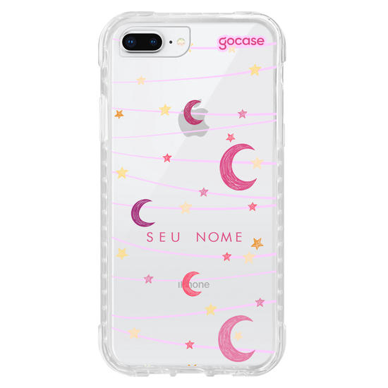 Capinha para celular Varal de Lua e Estrelas