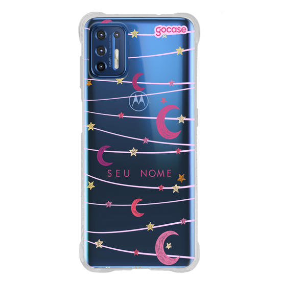 Capinha para celular Varal de Lua e Estrelas