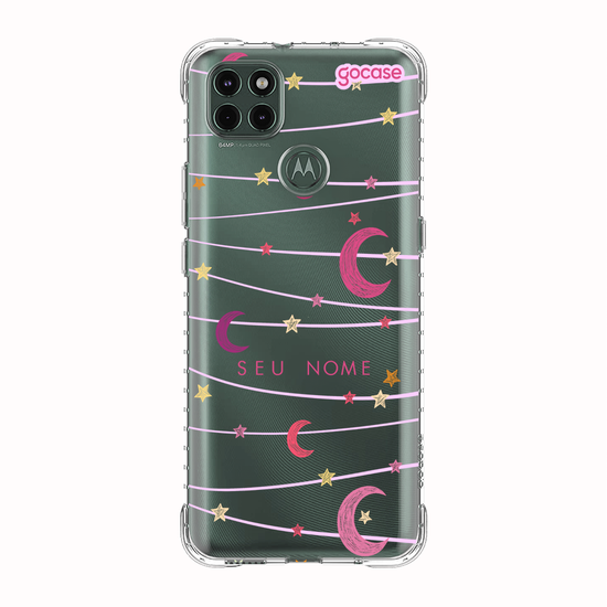 Capinha para celular Varal de Lua e Estrelas