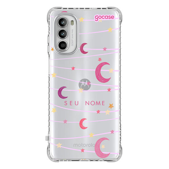 Capinha para celular Varal de Lua e Estrelas