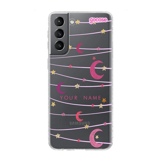 Moon and Stars Clothesline Phone Case