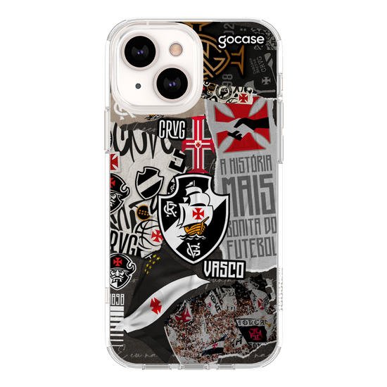 Capinha para celular Vasco - Colagem