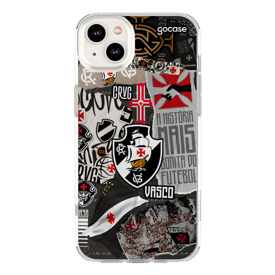 Capinha para celular Vasco - Colagem