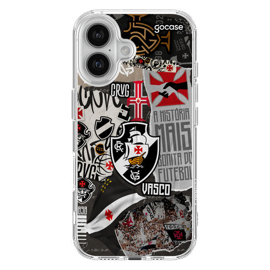 Capinha para celular Vasco - Colagem
