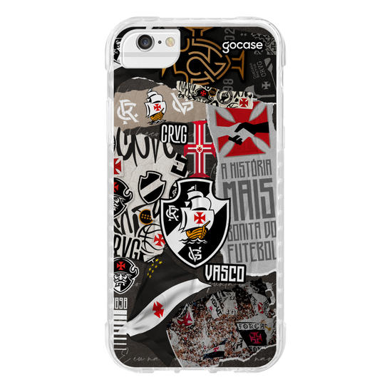 Capinha para celular Vasco - Colagem