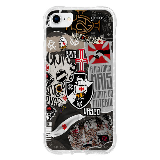 Capinha para celular Vasco - Colagem
