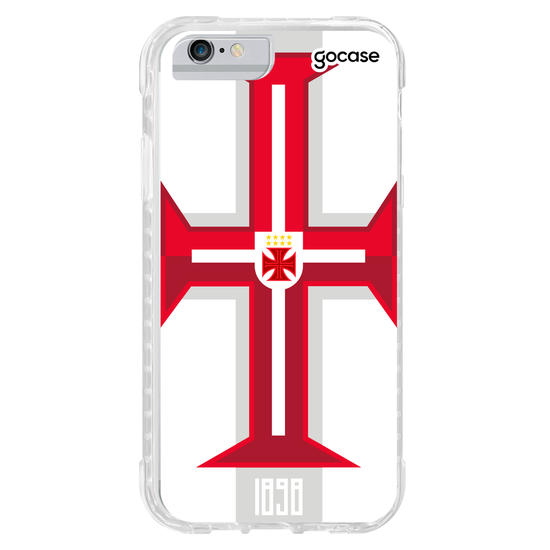 Capinha para celular Vasco da Gama - Cruz de Malta White
