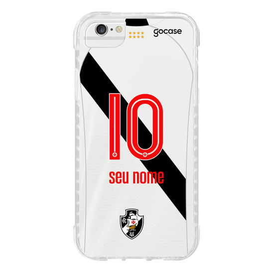 Capinha para celular Vasco da Gama - Uniforme 1 2022 Personalizado