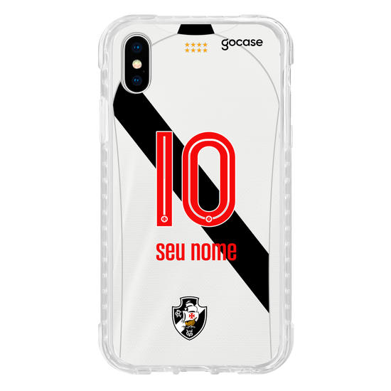 Capinha para celular Vasco da Gama - Uniforme 1 2022 Personalizado