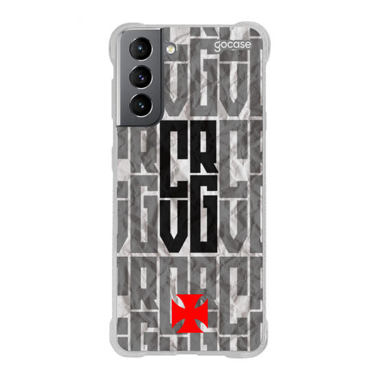 Capinha para celular  Vasco - Iniciais Textura Capinha para celular  Vasco - Iniciais Textura