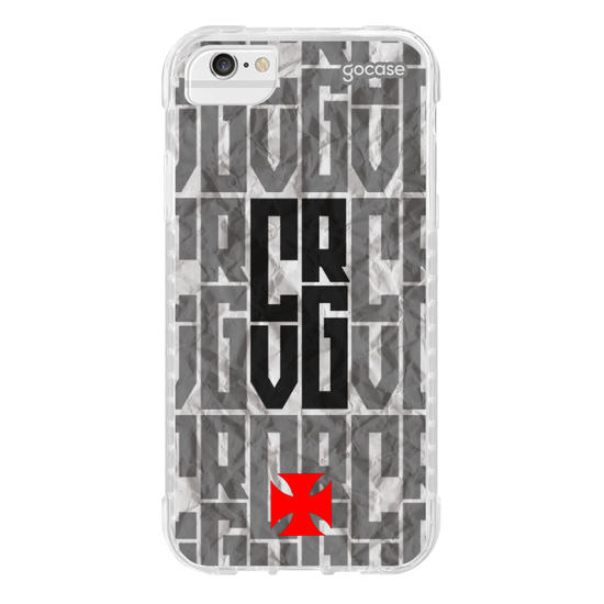 Capinha para celular  Vasco - Iniciais Textura
