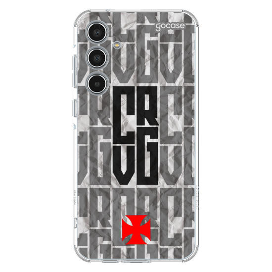 Capinha para celular  Vasco - Iniciais Textura