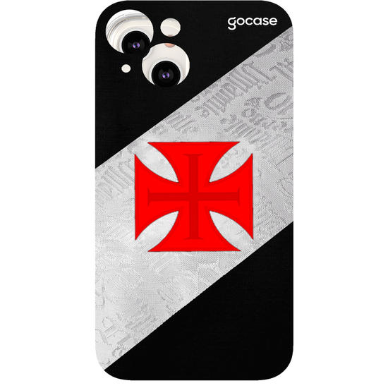 Capinha para celular  Vasco - Uniforme 1 - 2024 Escudo