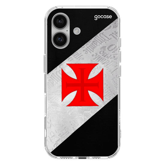 Capinha para celular  Vasco - Uniforme 1 - 2024 Escudo