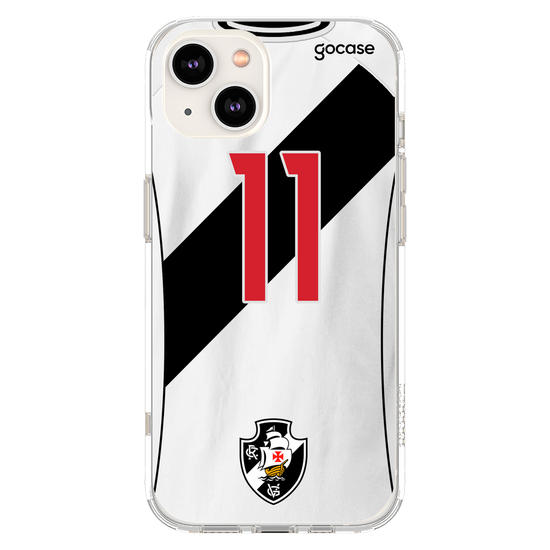 Capinha para celular Vasco da Gama - Uniforme 2 Personalizado